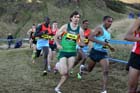 Garrett Heath (USA) eventual winner with Kenenisa Bekele during the invitational mens 4k BUPA Great Edinburgh Cross Country. Photo: David T. Hewitson/Sports for All Pics